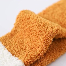 4 Pairs Winter Cat Claws Cute Thick Warm Sleep Floor Socks,Cat Paw Slipper Socks for Girls,Women