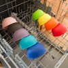 Youngever 9 Pack 300ml Small Plastic Bowls, Re-usable Kids Plastic