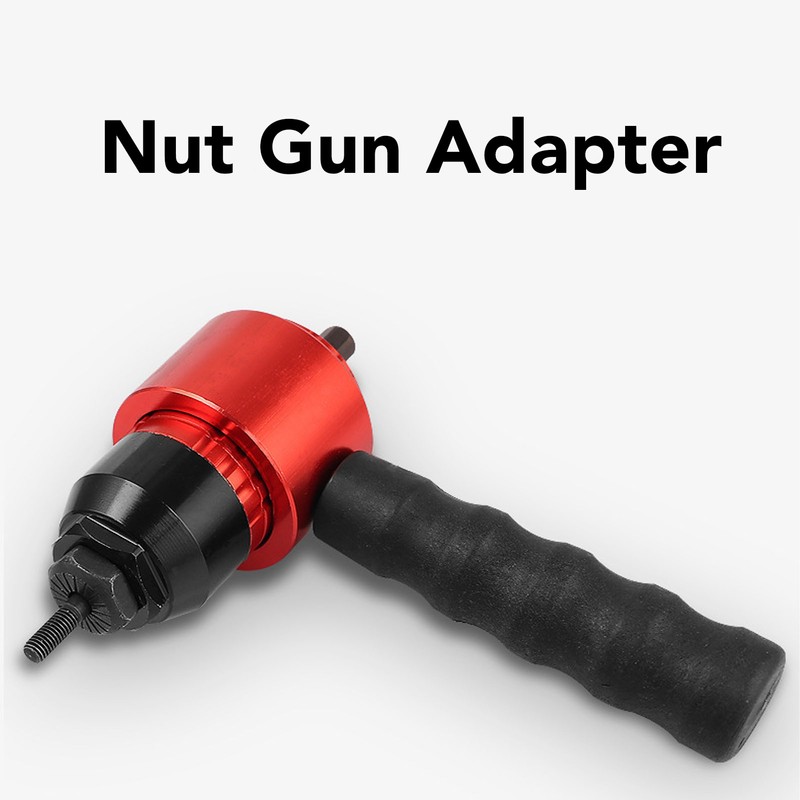 Rivet Nut Drill Adapter Clutched Metal Manual and Electric Rivet