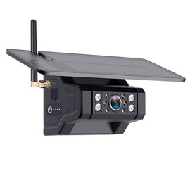 Magnetic RV Backup Camera Solar Portable - Install-Free Soft Rubber Wear-Resistant Night Vision Waterproof for Pemacom P16 Trailer Rear View Camera System