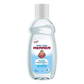 Mennen Aceite de Bebé Baby Magic Hipoalergénico 200 ml. Cuidar, Limpiar y Humectar la Piel de tu Bebé. Ideal para dar Masajes