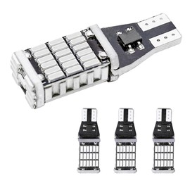 wuyaoyao 4PCS LED Reverse Lights for Car, T15 LED Bulbs for Car Turn Signal Back Up Light, Error Free 45SMD-4014 Chipsets, 6500K Super Bright Led Brake Stop Cargo Lights Bulb Replacement (Blue)