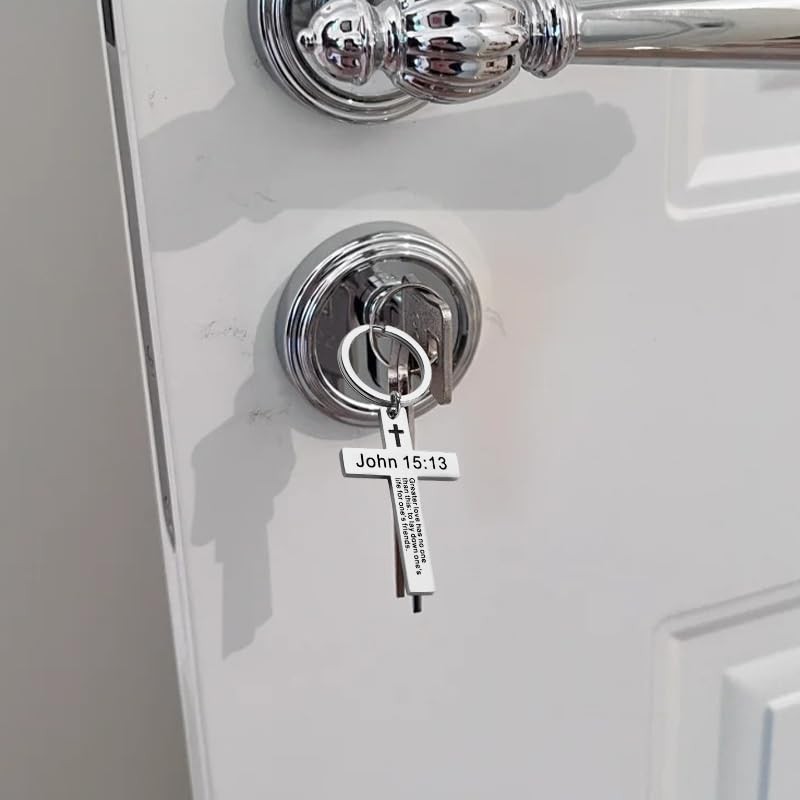 Religious Christian Keychain for Car Keychain Pastor Appreciation Gifts for