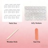 Flower Press on Nails Short Square Fake Nails Fake Nails