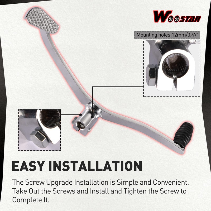 WOOSTAR Gear Shifter Lever Replacement for 50cc 70cc 90cc 110cc