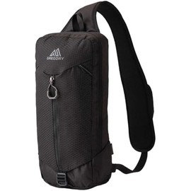 Gregory Official Nano Sling Body Bag, Lightweight, Large Capacity, Optic Black