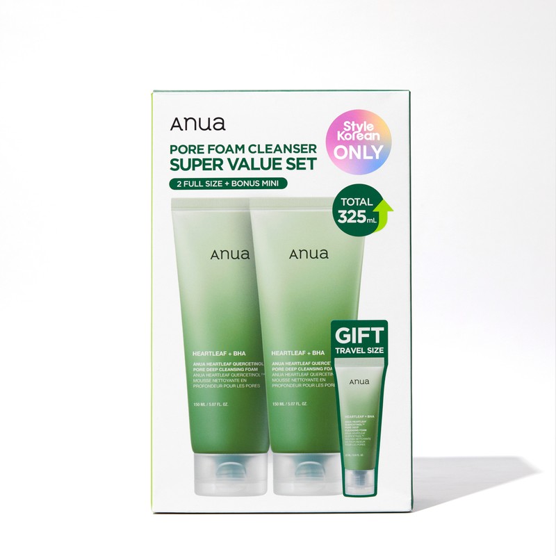 Anua [Anua]Heartleaf Pore Cleansing Foam Double Set