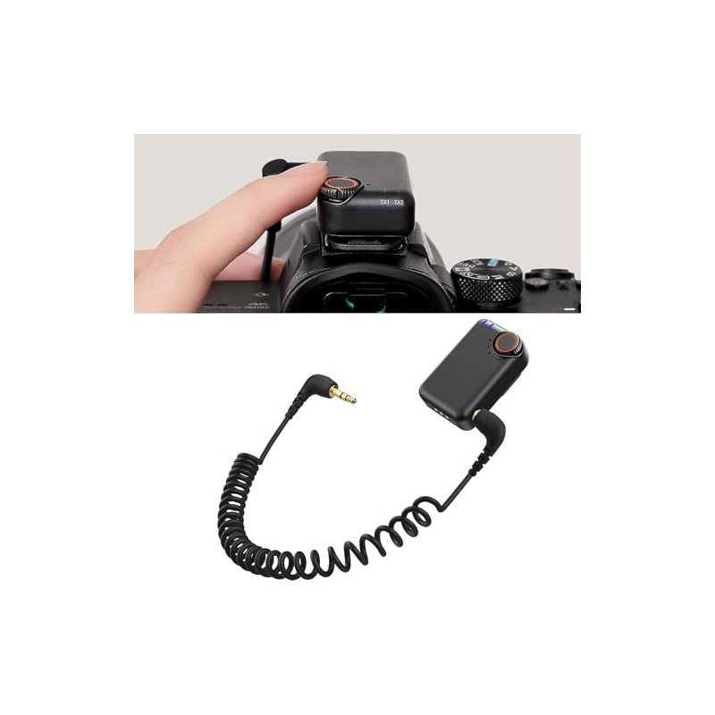 Paquete de 2 cables de micrófono de 0.1 in para