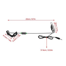 Zerone Fishing Bite Alarm LED Illuminated Indicator Light Fishing Alert Hanger Chain Fishing Tackle Tool Accessory