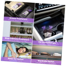 Beavorty Sachet Bags 30 Pack Empty Aromatherapy Sachets Organza Bags with Ribbons for Closets Drawers