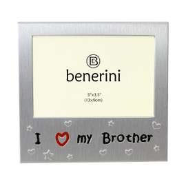 I Love My Brother ' - Photo Picture Frame Gift - 5 x 3.5