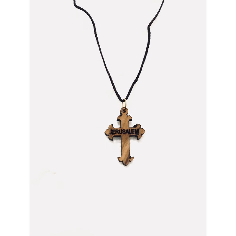 Olive Wood Orthodox Cross