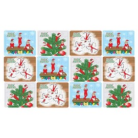 Henbrandt 12x Children’s Mini Elfin Around Christmas Jigsaw Puzzles 25-Piece Mini Jigsaws for Kids Toys Xmas Stocking Fillers Christmas Eve Box for Boys and Girls