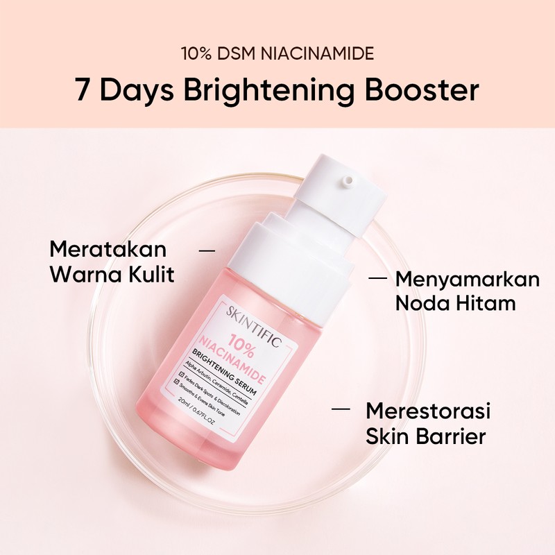 SKINTIFIC <big>SKINTIFIC 10% Niacinamide Brightening Serum whitening 50ml all perfect