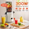 Hobsir Juicer Machines, 5.3-Inch Cold Press Juicers, Masticating Slow Juicer