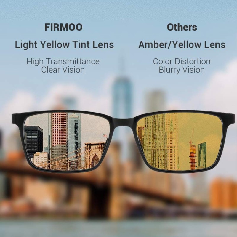 Firmoo Blue Light Blocking Glasses Women Round, Anti Glare Blue