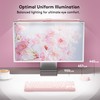 Quntis 20" Pink RGB Monitor Light Bar, 15 Gaming Backlight