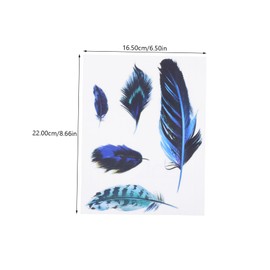 Zerodeko 2 Sheets Car Decals Vehicle Body Stickers for Eye Catching Personalization Durable Adhesion and Style