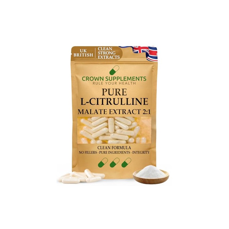 Pure L-Citrulline Capsules Extract 2:1 | Clean L Citrulline Powder