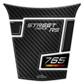 Resin Bike Motorcycle 3D Stickers Compatible with Triumph Street Triple 765 RS 2023. Tank Protector Protections from Impact and Scratches. Resin Stickers - Gadget Moto