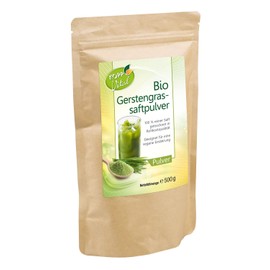 KOPP Vital® Bio-Gerstengrassaftpulver | 500 g | Bio-zertifiziert | Vegan | ohne Gentechnik | Laktosefrei | Höchste Qualität