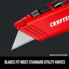 CRAFTSMAN Utility Knife Blades, 100 Pack, For Drywall, Leather, Rubber
