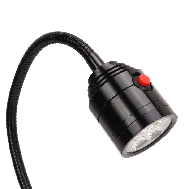 LED Machine Tool Lamp Magnetic Base Flexible Gooseneck 900LM Metal