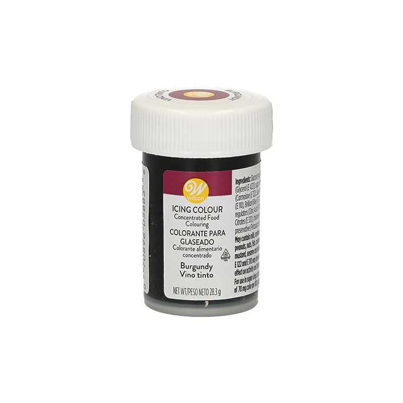 Wilton Burgundy Gel Icing Colour, 28.3 g