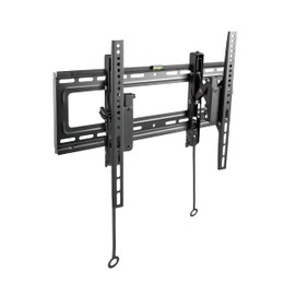 Link2Home Extend & Tilt TV Wall Mount for 42" - 90" TVs, Up to 154 lbs., VESA 600/400, Fits Flat and Curved TVs, Auto Locking Mechanism, Black Aluminum
