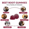 WEEVIT Beet Root Gummies, Nitric Oxide Supplement for Men