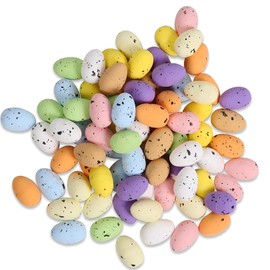 Niwieoi 100 PCS Mini Eggs,Easter Egg Decorations,Egg Decorations,Foam Eggs,Easter Basket Decorations,Decorative Eggs,Foam Eggs for Crafting,Foam Easter Eggs,Tiny Easter Eggs,Easter Decorations