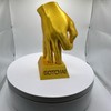 Gotcha Meme Figurine 3D Printed - Color: Black