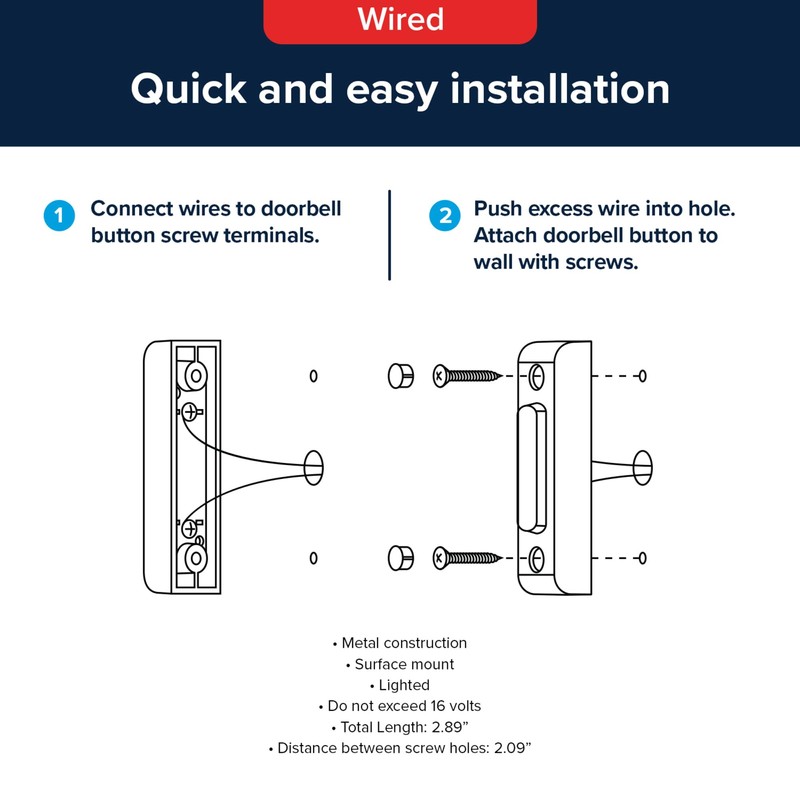Heath Zenith 18000217 Doorbells & Chimes Accessory, Silver