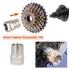 nutmanel Bicycle Chain Whip, 3 Pieces Sprocket Remover Cassette Lock