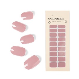 NAILDOKI Nail Stickers 22 Pieces Full Wraps Nail Polish Strips, Self-Adhesive Gel Nail Art Decals for Women Girls