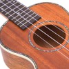 23in Ukulele Brown Mahogany Wood with Bag Capo String Cleaning