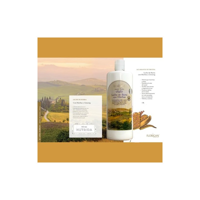 Crema Corporal Leche de Burra Florigan® 1lt.