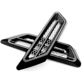 (MBK) Dummy Duct, Black, Left and Right Set, Just Paste Imechen, Easy, General Purpose, Exterior Aero Modification, Dress Up, Easy Mesh