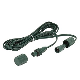 Vickerman 10' Coaxial Extension Cord for X6B6601PBG 50Lt Coaxal LED Set, 4/Bag. Green Wire, CSA/us Listed.