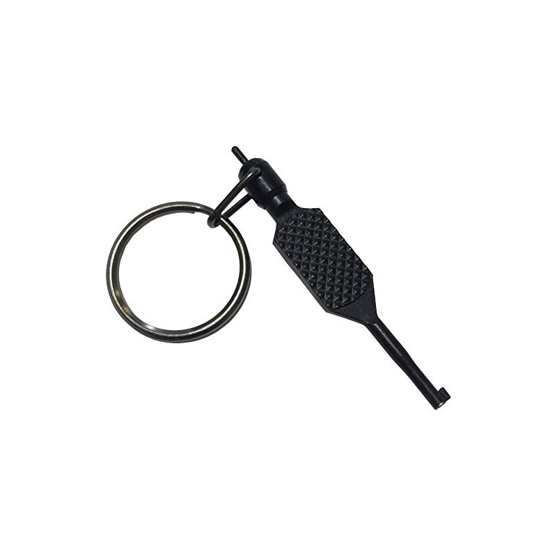 Flat Knurled Grip Handcuff Key