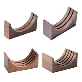 Espresso-Puck Screen Walnut-Stand Coffee Reusable Filter For Espresso-Portafilter Holder Wooden-Stand For 51/53/58mm Coffee Portafilter Stand