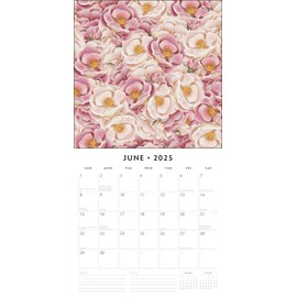 Red Robin 2025 Botanical Flowers Monthly Wall Calendar | 12" x 24" Open | Premium Thick & Sturdy Paper | Hangable 12 Month Calendar | Plastic Free | 4 Month Transition Page for 2024
