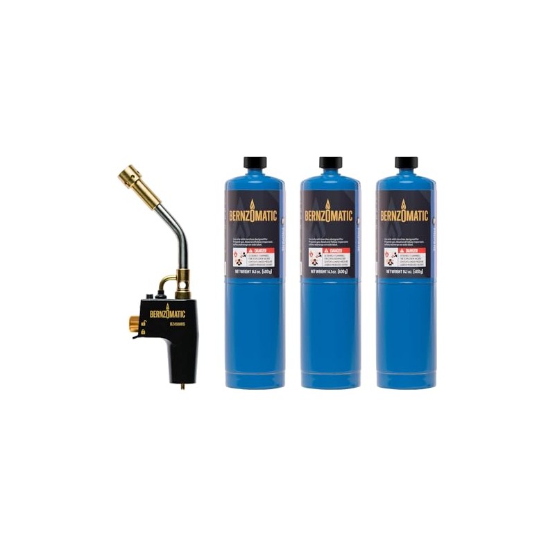Bernzomatic® DuraCast® Wide Surface Torch - Durable Cast Body Aluminum