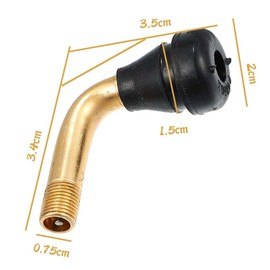 Tire Air Valve, L-Type, Valve Replacement, Tube-Wheel Valve, Parts, Tire Parts, Repair, Motorcycle Tire Supplies, Spare Valve Core, Modified to Durable Valve Core, Set of 10