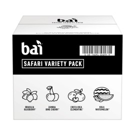 Bai Flavors Variety Pack, Antioxidant Infused Vitamin C 18 fl oz bottles 12 pack