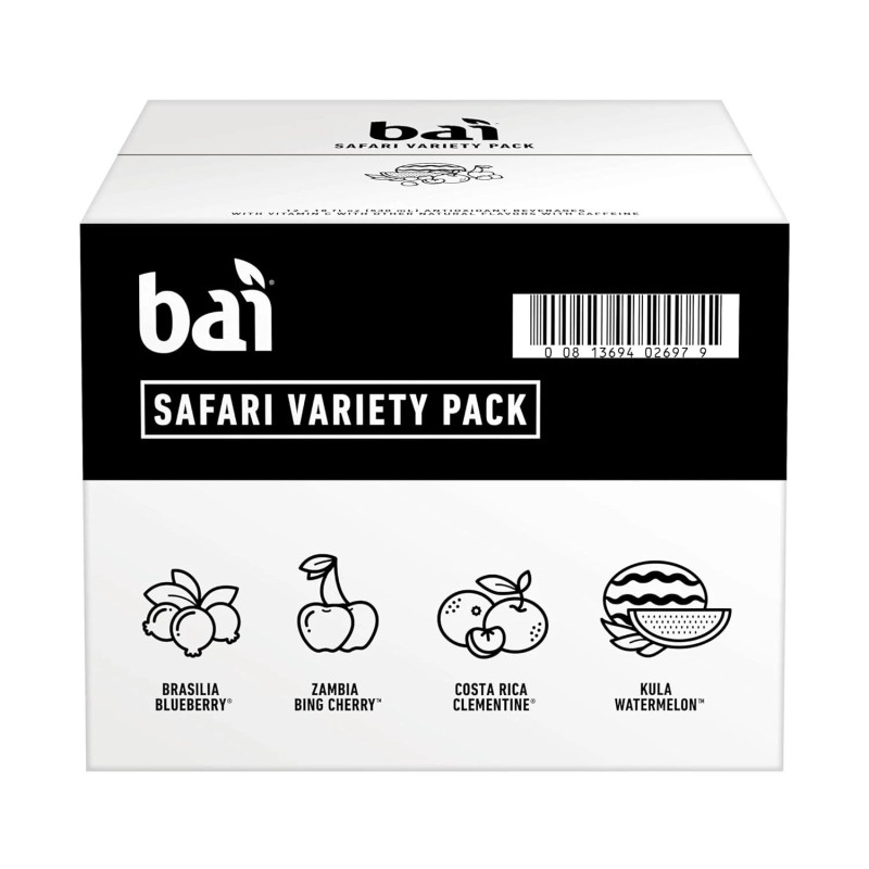 Bai Flavors Variety Pack, Antioxidant Infused Vitamin C 18 fl