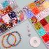 IOOLEEM 28 Grids Plastic Bead Organizer Box, Organizer Container Storage