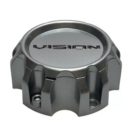 Vision Gun Metal 6 Lug Wheel Center Cap C353GM-6V C353GM-6V-UP