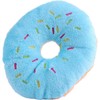 Htppzjr 1PCS Donut Shape Plush Blue Pet Toy,Lovely Donut Shaped