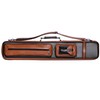 OKKO Billiard Pool Cue Soft Case Brown/Dark Brown 4x8